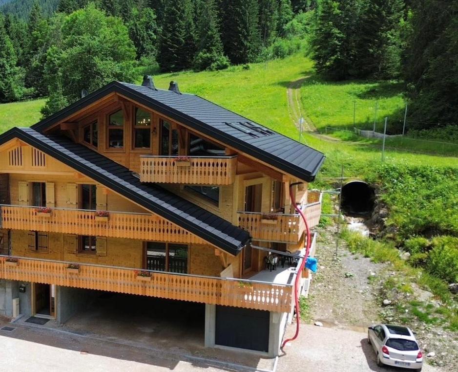 La Rose Des Neiges A Châtel Exterior foto